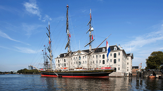 visit the Clipper 'Stad Amsterdam'