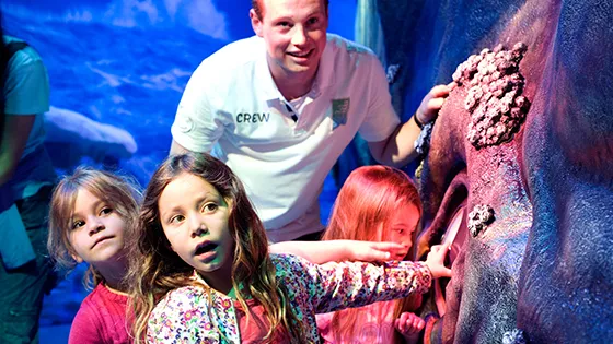 children at the museum 