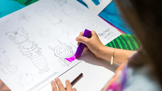 Colouring sheet Sea monsters